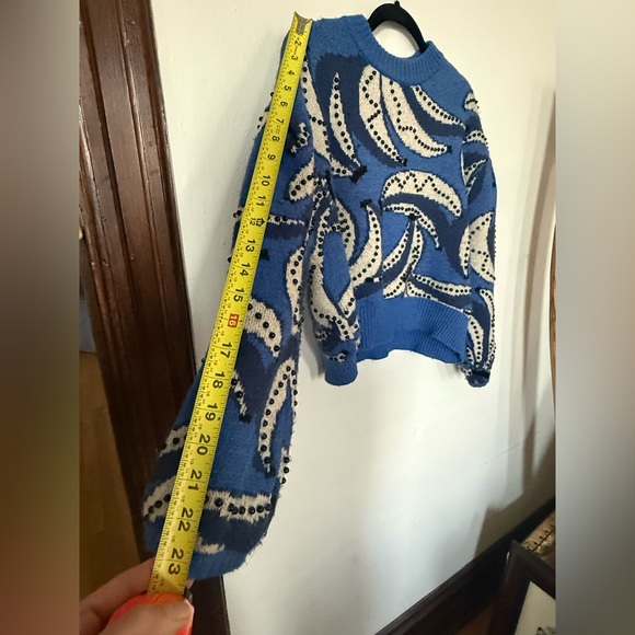 Farm Rio Cropped Banana Sweater - Picture 12 of 13